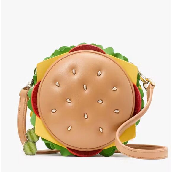 kate spade Handbags - Kate Spade New York 3D Hamburger Crossbody Bag – Rare & Playful!